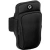JYNXOR 1 Pezzi Fascia da Braccio Porta Cellulare per Correre, porta Cellulare Corsa, Accessori per Cellulari, Porta Telefono per Corsa, Fitness - Compatibile con Smartphone Fino a 6.5 (Nero)