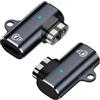Fiorky USB C/per iOS Adattatore caricatore magnetico Cavo convertitore magnetico caricatore for cuffie a conduzione ossea piegato a 90 gradi for AfterShokz OpenRun Air/Pro/Aeropex AS800 S80