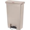 Rubbermaid Slim Jim Front Step Pedaleimer beige 50L
