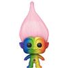 Funko Trolls Classic Rainbow Troll POP! Capelli rosa in vinile 9 cm WonderCon Esclusivo FK46312