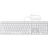 Merkloos Tastiera cablata Slim LX3 - Blocco numerico - Layout US QWERTY - Argento - Per Mac e PC