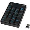 Merkloos Tastierino numerico wireless - 18 tasti - 2,4 GHz - Compatto - Nero