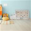 Dekoralove Vetrina da collezione per camion del fuoco per Spring Cars & Giocattoli, grande vetrina da collezione con 80 scomparti, supporto per display in legno, 62 x 120 cm