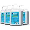 CAMP Blast- Crema Lavamani Fluida con Dosatore ad Azione Detergente e Sgrassante, Pasta Lavamani con Abrasivi Naturali, Ideale per Officina e Lavori Manuali - Delicata sulla Pelle, Made in Italy, 4x5l