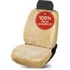 WALSER coprisedile in pelle d'agnello per auto Trish, premio Molto buono* coprisedile in pelle d'agnello per auto, 1 pezzo beige