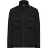 DUNO TREVOR B - Field Jacket Uomo in Tessuto Tecnico 3-Layer con Cappuccio a Scomparsa