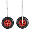 Uimoso Ruote di poppa per gommoni, capacità 272,2 kg, lega di alluminio 304,8 mm