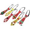 TOYANDONA 6pcs decorazioni natalizie cravatte fornitura partito bambini cravatta ornamento natale cravatta arredamento bambini cravatta cravatta natale decorazione festa cravatta per festa di Natale