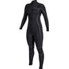 O'Neill Women Hyperfreak Fire 5/4+ Chest Zip Black, 6