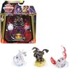 BAKUGAN Starter 3-Pack, Special Attack Dragonoid, Titanium Hammerhead, Butterclaw, Action Figure rotanti Personalizzabili e Carte collezionabili, Giocattoli per Bambini e Bambine da 6 Anni in su