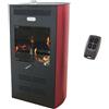 TecnoAir System Stufa a bioetanolo ventilata Elegance biostufa 3000W riscaldamento 100mc - Bordeaux