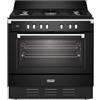 DeLonghi Cucina a gas DeLonghi BS 965 M 90 cm 5 fuochi e forno elettrico - Nero