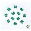Sbi Gems 24 Pcs Smeraldo Naturale Taglio Marquise 1.93 CTS 4x2 mm