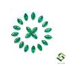 Sbi Gems Lotto 19 Pietre Sciolte Smeraldo Naturale Marquise 4x2 mm 1.53 CTS