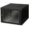 Digitus Armadio rack da parete Digitus 640mm 19" 600x416x600mm Vetro/ Acciaio Nero [DN-19 07U-6/6-EC-SW]
