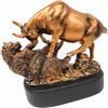 Statuetta di Toro Carico Adaptable Oggetto Decorativo Robusto per Professionisti
