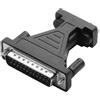 Ausi Adattatore seriale da DB9 a DB25, convertitore maschio-maschio per dispositivi RS232 legacy