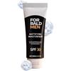 Generico Crema idratante per testa calva da uomo - Gel idratante opacizzante per cuoio capelluto SPF30 per uso quotidiano | Formula leggera non grassa con strato di protezione UV, crema lenitiva post rasatura