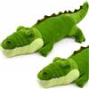 LEAN TOYS Peluche a forma di coccodrillo, morbido e coccoloso, verde, 70 cm.