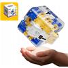 bez marki Labirinto 3D a cubo per bambini con sfera di metallo, puzzle labirinto 3D