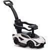 LEAN CARS Lamborghini QLS-996T Bianca Cavalcabile con Spingitore