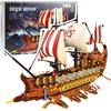 LEAN TOYS Blocchi per costruire una nave romana antica, 2073 pezzi.