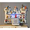 Moliland Scaffale / Espositore per figure audio per il sistema Toniebox2 - Castle