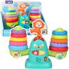 LEAN TOYS Scala educativa interattiva per bambini piccoli: blocchi, suoni, melodie, scimmi