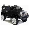 LEAN CARS Jeep JJ245, auto elettrica per bambini con luci a LED, lettore MP3 e telecomando