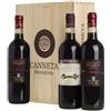 I Mori Cassa di legno 3 vini cantina i mori