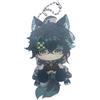 TaiCy Portachiavi con personaggi anime: acrilico, coda e orecchie mobili, portachiavi anime resistente e leggero