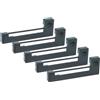 vhbw 5x nastro inchiostrato compatibile con Epson ERC 05, HX 160, HX 150, HX 161, HX 160 Serie, M 150 stampante ad aghi - nero