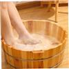 Comebachome Ciotola per pediluvio Ciotola per pedicure in legno Massaggio spa Vasca per immersione dei piedi Lavabo da bagno Rimuovi la pelle morta per la cura della sauna domestica 14, 2x6, 3'', Pedicure