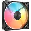 CORSAIR RS120 II ARGB 120mm Ventola Singola a Bassa Rumorosità - Nero | PWM, Unificato Connettività a Catena, Cuscinetto Magnetico a Cupola, Zero RPM