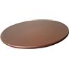 perfk Tovaglia Tonda 120 Cm Diametro, Copritavolo Impermeabile Tovaglia Aderente Antiscivolo Con Supporto in Poliestere Fino a 120 Cm / 48 Pollici Di Diametro. Rotonda, caffè, 120 cm max