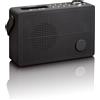 Lenco PDR-030BK - Radio DAB+/FM portatile con funzione di sveglia - Nero