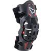 Alpinestars Ginocchiere BIONIC 5 S, ALPINESTARS, per bambini (nero/rosso, paio) 2026