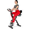 Hop-Sport cyclette Apeks - cyclette pieghevole per home fitness, ergometro magnetico con 10 livelli di resistenza, display LCD, fino a 120kg