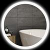 kleankin Specchio Bagno con Luci LED Regolabili, Controllo Touch e Design Antiappannamento, ?60 cm