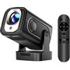 Merkloos Mini proiettore - Supporto 4K - Risoluzione nativa 1080p - Android - Autofocus - Schermo fino a 135 pollici