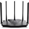 Merkloos Router Wi-Fi Mesh, router Wi-Fi 6 - AX3000, dual band - 4 porte Gigabit - processore quad-core da 1,7 GHz - con 5 antenne per l'intera casa
