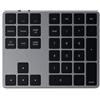 Merkloos Tastierino numerico Bluetooth - 34 tasti - Ricaricabile tramite USB-C - Alluminio - Grigio - Layout Qwerty (USA)