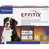 VIRBAC EFFITIX 40-60 kg (4 pipette) - Antiparassitario Cane per Cani di Taglia Grande