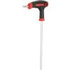 QUARKZMAN Chiave A Brugola A Manico A T 5mm Metrica Cr-V Rosso Nero | 213mm Di Lunghezza Braccio Extra Lungo, Chiavi Esagonali Interne Attrezzi, Per Riparazioni