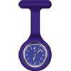 Vicloon Orologio da Infermiere, Orologio per Infermieri in Silicone con Spilla, Infermieri Fob Medical Watch Quandrante Rotondo, Orologi da Tasca per Medici e Infermieri Paramedico