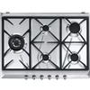 Smeg SRV575GH5 Piano Cottura Gas 5 Fornelli 69 cm Acciaio inossidabile