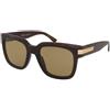 Dsquared2 D2 0219/S 09Q/70 | Occhiali da Sole Graduati o Non Graduati | Plastica | Rettangolari | Marrone | Adrialenti