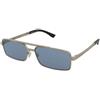 Dsquared2 D2 0213/S 010/KU | Occhiali da Sole Graduati o Non Graduati | Metallo | Rettangolari | Argento | Adrialenti