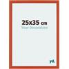 Yd. Cornice 25x35 cm Arancione - Cornice in MDF Mura | Your Decoration, Vetro acrilico antiriflesso, Montaggio a parete, Adatta per foto, poster o puzzle, Made in Holland