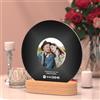 Rainsar Targa Spotify Personalizzata, Spotify Glass Personalizzato, Disco in Vinile Personalizzato con Foto, Canzone con Placca Acrilica Fotografica, Targa musicale Acrilico, Regali Personalizzati di Natale